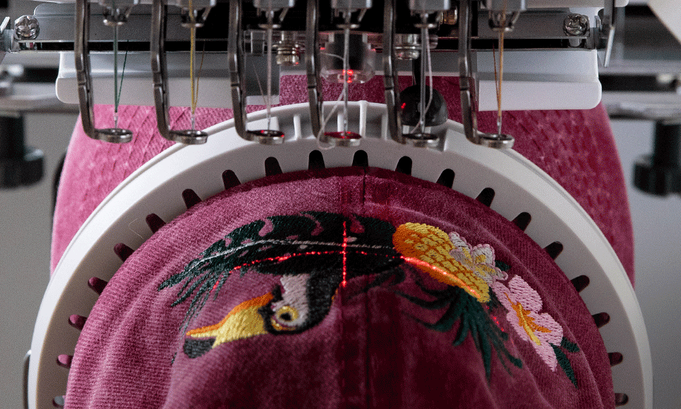 PR680W 6-Needle embroidery machine 7